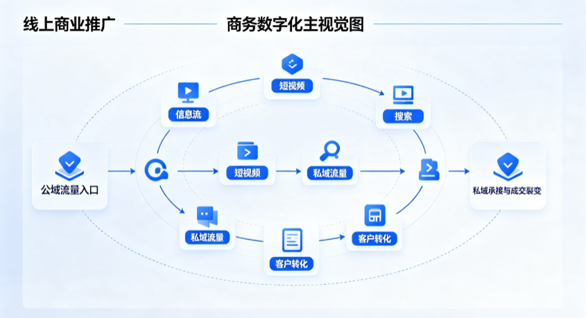 锦州线上商业推广怎么做？全域流量闭环搭建与低成本转化实战指南